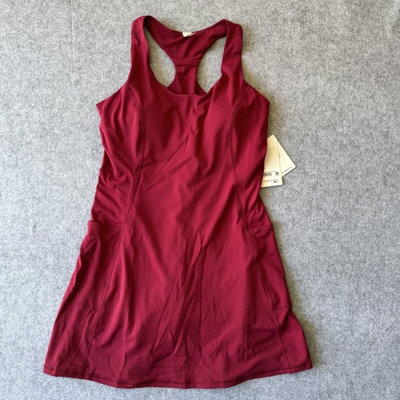 90 Degree By Reflex Other - 90 Degree by Reflex Courtside Utility Bra Dress Beet Red Womens M NWT